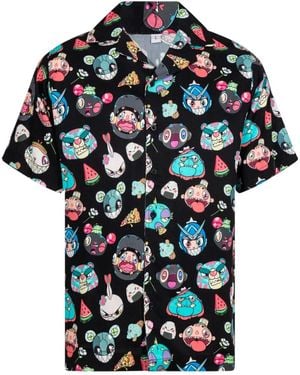 KARAFURU Universe All-Over Print Shirt - Blue
