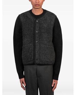 Universal Works Lancaster Fleece Gilet - Black