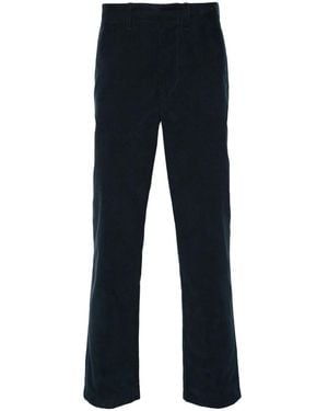 Gabriela Hearst Rhys Mid-Rise Chinos - Blue