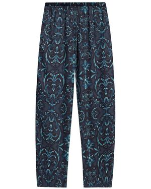 Hanro Pantaloni Con Stampa Grafica - Blu