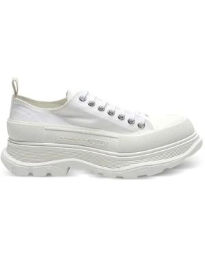 McQueen Tread Slick Trainers - White