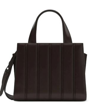 Max Mara Whitney Leather Tote Bag - Black