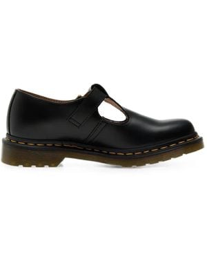 Dr. Martens Zapatos Polley Con Cierre De Hebilla - Negro