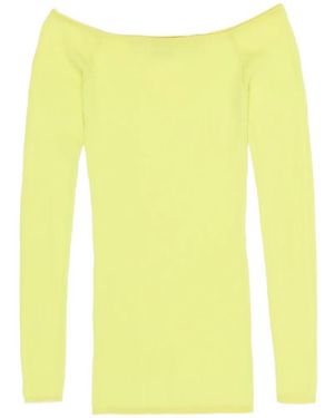 Bimba Y Lola Off-Shoulder Top - Yellow