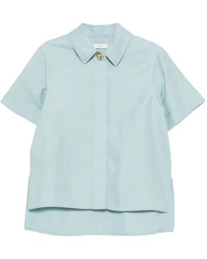 JOSEPH Button-Detail Shirt - Blue