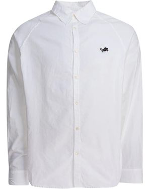 Kapital Piano-Embroidered Shirt - White