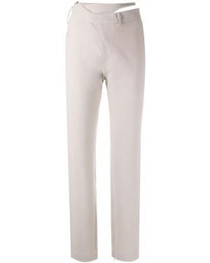 OTTOLINGER Straight-Leg Tailored Pants - Gray