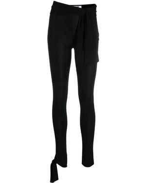 MSGM Leggins semitranslúcidos - Negro