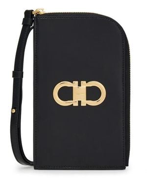 Ferragamo ガンチーニ スマホケース - ブラック