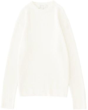 Studio Nicholson Waffle Portland Jumper - White