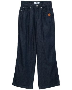 Chocoolate Jeans Mit Geradem Bein - Blau