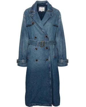 Levi's Gabardina Con Diseño Cruzado - Azul