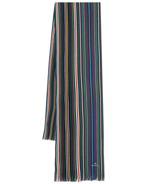 Paul Smith Sciarpa Spectrum Stripe - Blu