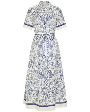 Jonathan Simkhai Vestido Midi Audria - Blanco