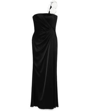 SILK LOVE & LACE Sara Dress - Black