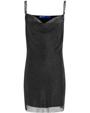 KARL LAGERFELD Crystal-Embellished Dress - Black
