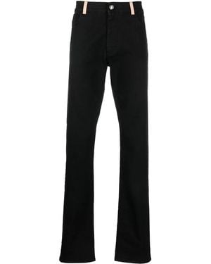 Billionaire Mid-Rise Straight Leg Jeans - Black