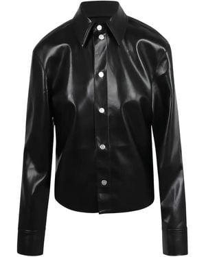 Nanushka Classic-Collar Buttoned Shirt - Black