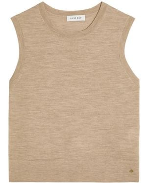 Anine Bing Moni Tank Top - Natural