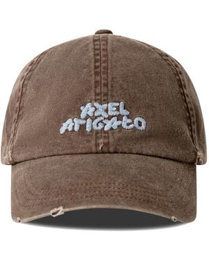 Axel Arigato Washed-Cotton Cap - Brown