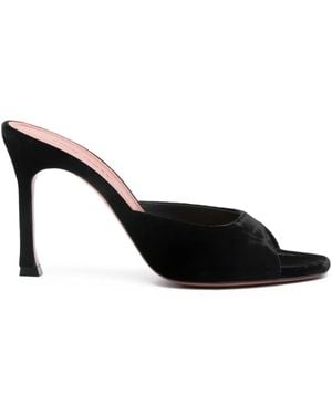 AMINA MUADDI 95Mm Alexa Heeled Mules - Black