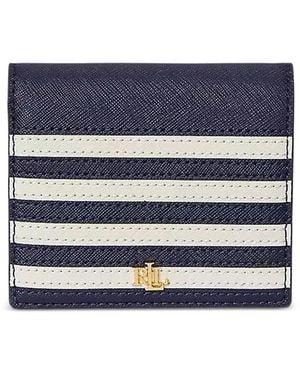 Ralph Lauren Striped Wallet - Blue