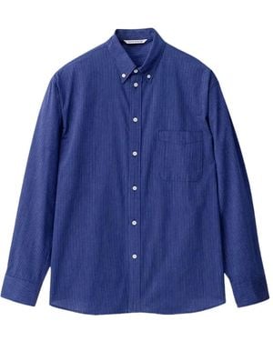 A Kind Of Guise Banita Pinstripe Button-Down Shirt - Blue