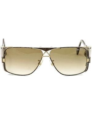 Cazal Rectangle-Frame Sunglasses - Natural
