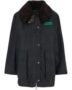 Barbour Trenca A Cuadros - Negro