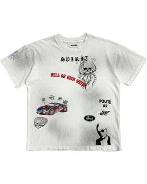 Alchemist Graphic-Print Cotton T-Shirt - White