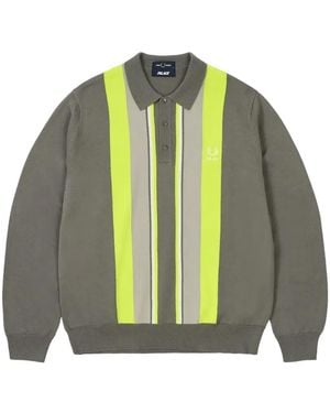 Palace X Fred Perry Long-Sleeve Knitted Jumper - Green