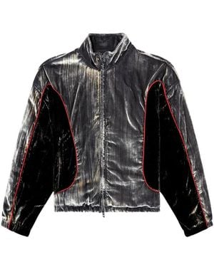 DIESEL G-Riffin Zip-Up Padded Jacket - Black