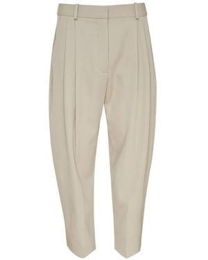 Stella McCartney Pleated Balloon Pants - Natural