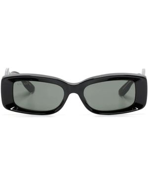 Gucci Occhiali Da Sole Squadrati - Nero
