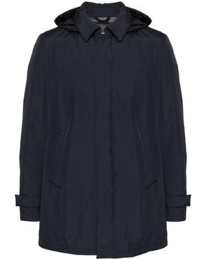 Herno Donsjas Met Afneembare Capuchon - Blauw