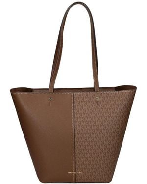MICHAEL Michael Kors Sac Cabas À Motif Monogrammé - Marron