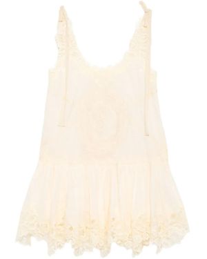 Zimmermann Cascadian Lace Dress - Natural