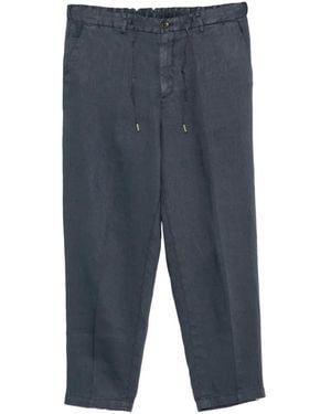 Briglia 1949 Linen Trousers - Blue