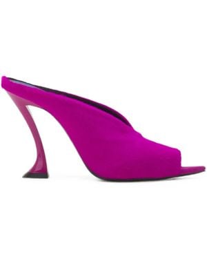 Lanvin Mules Midnight Step - Purple
