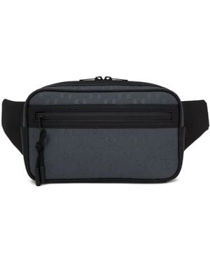 Karl Lagerfeld Gürteltasche Mit Monogrammmuster - Schwarz