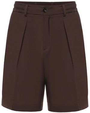 BE ABLE Short Havier À Taille Élastiquée - Brown