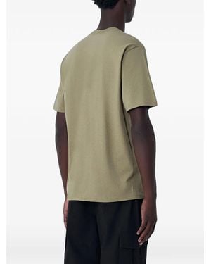 Stussy Speedway Logo-Print T-Shirt - Natural