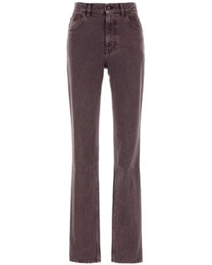 Chloé Faded-Effect Jeans - Purple