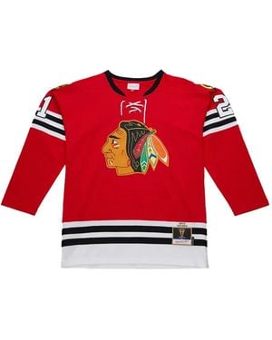 Mitchell & Ness Chicago Blackhawks Bobby Hull Scarlet 1960-61 T-Shirt - Red