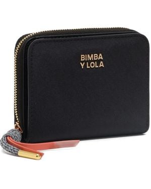 Bimba Y Lola Zip-Fastening Tassel Wallet - Black