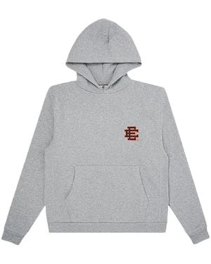 Eric Emanuel Logo-Print Hoodie - Gray