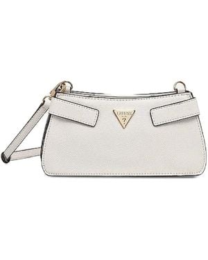 Guess Serenova Applique Cross Body Bag - White