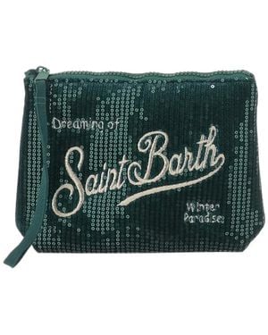 MC2 Saint Barth Bolso De Mano Aline Con Lentejuelas - Verde