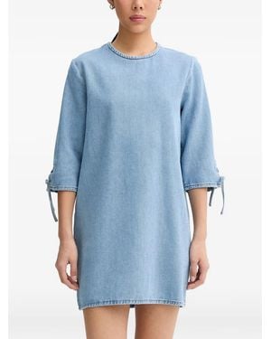 Sessun Tizzano Denim Mini Dress - Blue