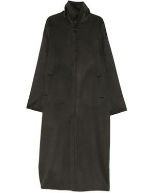 Ruohan Pine Penrhyn Concealed-Fastening Coat - Black